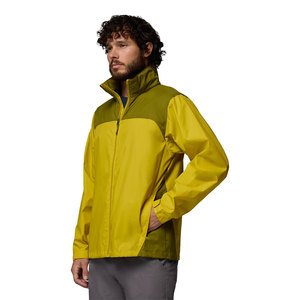 Veste coupe-vent décontractée pour homme, résistante à l'eau, à capuche, fermeture éclair intégrale, avec logo, pour la randonnée en plein air, fournisseur OEM ODM en gros - Product Image 3