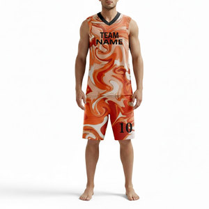ชุดบาสเก็ตบอลแบบมืออาชีพสำหรับผู้ชายและเด็ก เสื้อและกางเกงขาสั้น ชุดเปล่าสำหรับวิทยาลัย แห้งเร็ว - Product Image 1