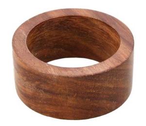Eco Friendly Wooden Napkin Rings Set Premium Solid Wood Serviette Holder for Dining Table Decoration - Product Image 4