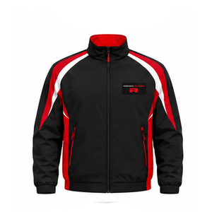 Racing style <b>motorcycle</b> <b>summer</b> <b>jacket</b> breathable textile mesh lightweight riding coat custom biker protective mens outerwear - Product Image 1