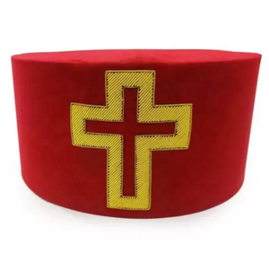 Masonic Knight Templar Sir Knight/Commander Passion Cross Crown Cap Custom Design Casual Masonic Regalia Hat - Product Image 1
