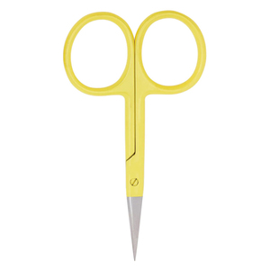 Tijeras de Manicura de Acero Inoxidable con Mango de Plástico Amarillo, Cuchilla Recta, Punta Afilada, Cortacutículas, Herramienta de Belleza Duradera para el Cuidado de las Uñas - Product Image 2
