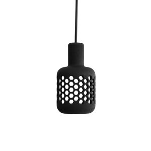 Lampe suspendue en verre givré vert géométrique créatif, design hexagonal, luminaire suspendu au plafond pour la décoration intérieure de la maison - Product Image 3