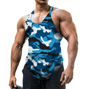 Débardeur Sportif Homme Oversize Vintage AMERICAN TRENCH CLOTHING en Polyester 120g Lavé à l'Acide pour l'Été - Product Image 6