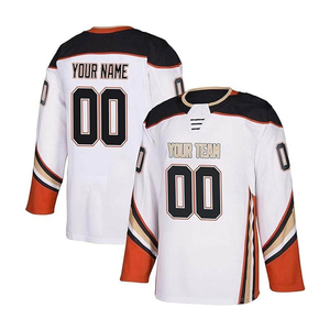 Maillot de hockey sur glace personnalisé pour équipes sportives, tailles adultes S-5XL, numéros et noms imprimés, service OEM, 100% polyester respirant et à séchage rapide - Product Image 1