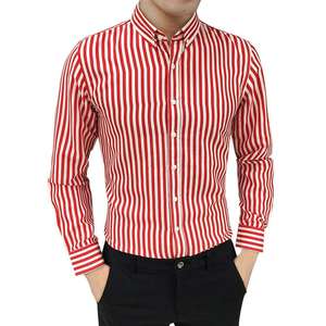 Camisa formal de algodón premium sin planchado para uniforme corporativo, camisa de oficina para hombre, camisa de vestir para hombre, camisa de negocios OEM personalizada - Product Image 1
