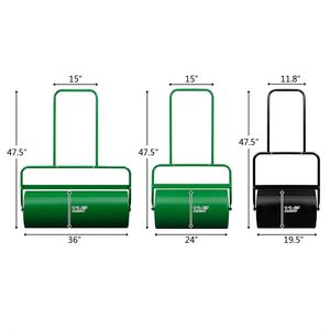 <b>Garden</b> <b>Tool</b> Manual Iron Lawn Roller XH Cylindrical Aerator - Product Image 5