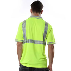 Camisetas Polo de Manga Corta con Cuello Camisero, Transpirables, de Alta Visibilidad, Reflectantes e Impermeables, Unisex, para Trabajo, Última Llegada - Product Image 6