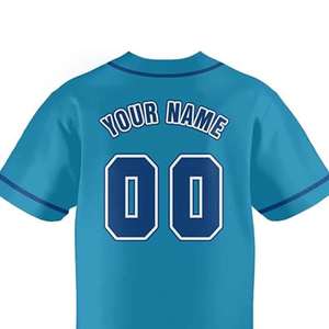 เสื้อเบสบอลซอฟต์บอล ชุดยูนิฟอร์ม 100% โพลีเอสเตอร์ ระบายอากาศ แห้งเร็ว ไซส์ใหญ่ ใส่ชื่อทีม เลขทีม ติดกระดุม แบบยูนิเซ็กส์ เสื้อเยาวชน - Product Image 6