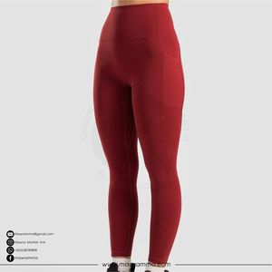 กางเกงโยคะผู้หญิง Mawra คุณภาพสูง ผ้าเนื้อแน่น ยืดได้ 4 ทิศทาง พร้อมโลโก้และสีตามสั่ง เป็นมิตรกับสิ่งแวดล้อม เหมาะสำหรับออกกำลังกายและวิ่ง - Product Image 2