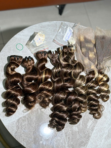 Extensiones de Cabello Humano Rizado Mágico Premium, de un Solo Donante, Doble Trama, Cabello Virgen Vietnamita, Venta al Por Mayor - Product Image 1