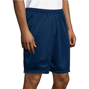 Shorts de jogging en mesh pour hommes, sublimation personnalisée, 100% polyester, taille élastique, style streetwear. - Product Image 2
