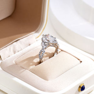 Anillo de Compromiso SATVIK RATNA HD 5 de Oro de 18k con Diamante Solitario de 3CT E VS1 en Forma de Pera, Diamante Cultivado en Laboratorio, Certificado IGI, para Aniversario de Bodas - Product Image 5