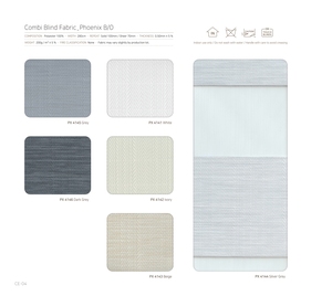 DEXTER ZEBRA <b>SHADES</b> BLINDS-POLYESTER 100% CUSTOMIZABLE <b>WINDOW</b> COVERINGS ACABA2 - Product Image 2