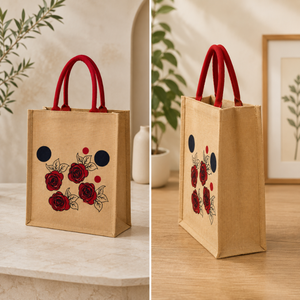 Eco Friendly Jute <b>Bag</b> Reusable Shopping Tote Durable Handmade Multipurpose Carry <b>Bag</b> with Strong Handles Stylish Design Custom - Product Image 4