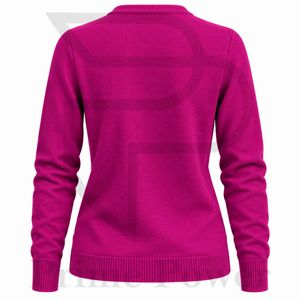 Women's Casual Knitted <b>Cardigan</b> <b>Sweater</b> Bulk Supplier Long Sleeve Button Up Ribbed Hem Soft Fashion Manufacturer Factory - Product Image 2