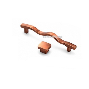 Tirador de Barra Moderno de Latón con Perilla Cuadrada para Cajones de Cocina, Herrajes para Muebles, Diseño Duradero - Product Image 3