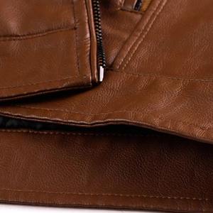 Chaqueta de Cuero Original Premium para Hombre, Chaqueta de Motociclista de Cuero Vacuno Auténtico con Bolsillos con Cremallera, Pedidos Personalizados OEM - Product Image 5