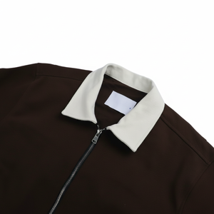 เสื้อแจ็คเก็ตผ้าฝ้าย 100% ปักลายตามสั่ง รุ่นเฮฟวี่เวท |   การเย็บแบบแม่นยำ |   เสื้อผ้าลำลองสำเร็จรูปสำหรับขายปลีกจาก Meeroos Industries - Product Image 3