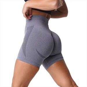 Shorts de sport pour femmes, prix bas, haute qualité, sur mesure, logo personnalisé, haute performance, pour un effet galbe. - Product Image 4
