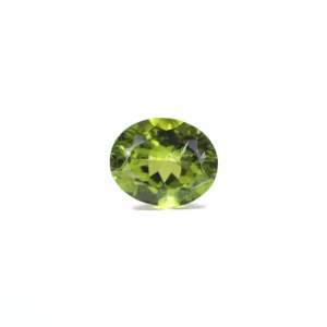Natural Peridot Loose Gemstone 6.58 Carat Brilliant Cut Calibrated for Fine Jewelry - Product Image 1