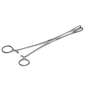 Pinzas de sujeción Rampley de 24.5cm con mandíbulas dentadas atraumáticas de acero inoxidable, instrumento quirúrgico para ORL, primeros auxilios y uso general. - Product Image 3