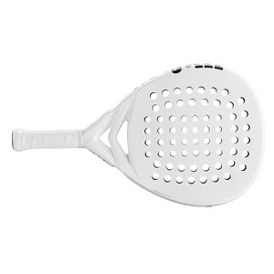 Raquette de paddle-tennis haute performance en gros pour usine, avec cadre entièrement en carbone personnalisé, filet en fibre durable et grip pour le sport - Product Image 3