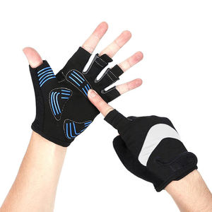 Gants de cyclisme unisexes sans doigts, antidérapants, absorbant les chocs, respirants - Product Image 2