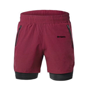 Pantalones Cortos Deportivos para Hombre, Estilo Nuevo, Color Sólido, Casuales, Cintura Media, de Alta Calidad, Secado Rápido, Algodón/Poliéster, con Cordón Ajustable, Gran Venta - Product Image 1