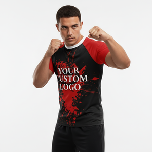 Camiseta de Compresión para Hombre 2026 con Estampado por Sublimación de Secado Rápido, con Logotipo Personalizado, para Entrenamiento de MMA, NO GI, Grappling, Jiu Jitsu, BJJ - Product Image 4