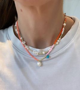 Collier ras du cou en perles blanches avec pendentif cœur en cristal noir pour femme, accessoire minimaliste pour le quotidien - Product Image 6