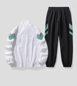 Unisex Polyester/Cotton Winter Windbreaker <b>Jogger</b> Tracksuit <b>Set</b> Reversible <b>Plus</b> <b>Size</b> Quick Dry Breathable Lightweight - Product Image 3