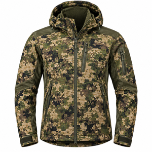 Traje de Caza y Camping de Alta Calidad, Personalizado, Camuflaje, Softshell, Transpirable, Resistente al Agua, Lona Ecológica, para Invierno - Product Image 1