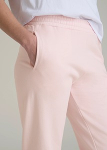 Custom Women <b>Jogger</b> Sweatpants Soft Fleece Elastic Waist Drawstring <b>Cuffed</b> Activewear Pants - Product Image 5