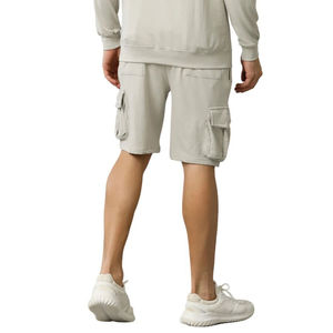 Pantalones Cortos Deportivos para Hombre 2026 con Logotipo Personalizado, Impresión en Serigrafía, Secado Rápido, para Fitness y Running, con Bolsillos, de Algodón, Servicio OEM - Product Image 3