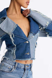 Chaqueta Vaquera Vintage Reversible, Ecológica y Transpirable, Hecha a Medida, para Hombre, 100% Algodón, 340g, Invierno, OEM, Moda en Tendencia - Product Image 4