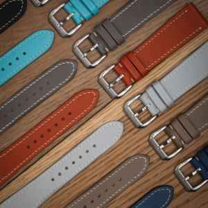 Bracelet de montre personnalisé en cuir de veau véritable, épaisseur 1,2 mm, pour montres mécaniques traditionnelles, fourniture fiable d'usine - Product Image 5