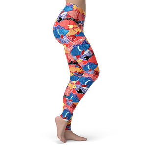 Legging de sport et de yoga pour femmes 2026, taille haute, effet ventre plat, à pois - Product Image 2