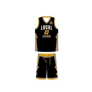 Vente en gros 100% maillots de basket-ball en polyester pour hommes nouveau style d'uniformes de basket-ball cousus dans les grandes tailles - Product Image 6