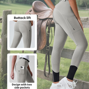 Pantalones de equitación suaves y flexibles para mujer, para montar a caballo a diario, pantalones de equitación duraderos para mujer con presillas para cinturón - Product Image 4
