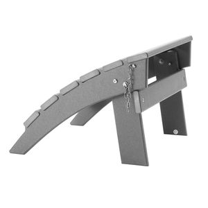 Poggiapiedi Adirondack 43x48x33 cm in Plastica HDPE, Sedia Pieghevole Resistente alle Intemperie per Uso Esterno - Product Image 2