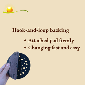 Usine en gros 9 pouces 225mm maille disque de ponçage sans poussière 80 grain crochet boucle papier de verre abrasifs - Product Image 2