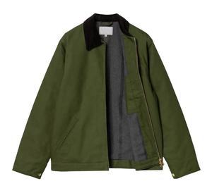 Veste en sergé de coton épais de haute qualité OEM 400g Veste de travail en coton vintage à fermeture éclair avec logo personnalisé Veste de travail pour hommes - Product Image 4