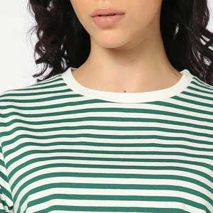 Camiseta Corta Verde para Mujer, Corte Regular, Casual, Primavera, Ecológica, Suave, Transpirable, de Secado Rápido, Top de Moda - Product Image 4