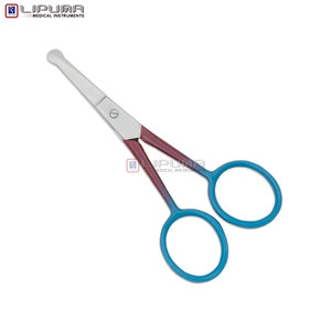 Ciseaux à ongles professionnels multi-usages, design fantaisie à bout arrondi, en acier inoxydable, tranchants, essentiels pour une utilisation sans effort en salon ou à domicile - Product Image 1