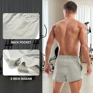 Pantalones cortos para correr para hombre, pantalones cortos deportivos de secado rápido para Fitness, culturismo, gimnasio, pantalones cortos de entrenamiento para hombre, pantalones cortos de bádminton - Product Image 4