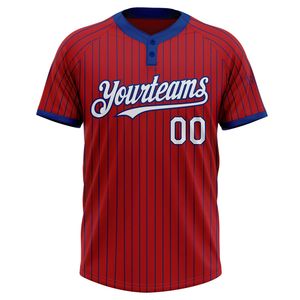 Camiseta Deportiva Personalizada de Softbol con Dos Botones, 100% Poliéster, Transpirable, Manga Corta, Logotipo Frontal Sólido, Antibacteriana y Personalizable - Product Image 2