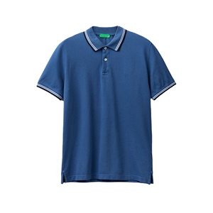 Camiseta Polo Personalizada de Algodón 100% con Cuello Camisero y Combinación de Colores, Ropa Casual para Hombre, Gran Venta - Product Image 3