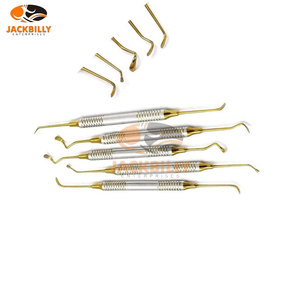 Kit de Elevación de Senos de Alta Calidad, 5 Piezas, con Casete de Acero Inoxidable, Juego de Instrumentos Dentales Chapados en Oro para Cirugía Oral Profesional - Product Image 4