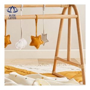 Gimnasio de Ratán para Bebés de Alta Calidad 2026, Marco de Actividades para Bebés Cuidadosamente Elaborado, Ayuda al Desarrollo de Habilidades Motoras y Decoración de la Habitación Infantil - Product Image 3